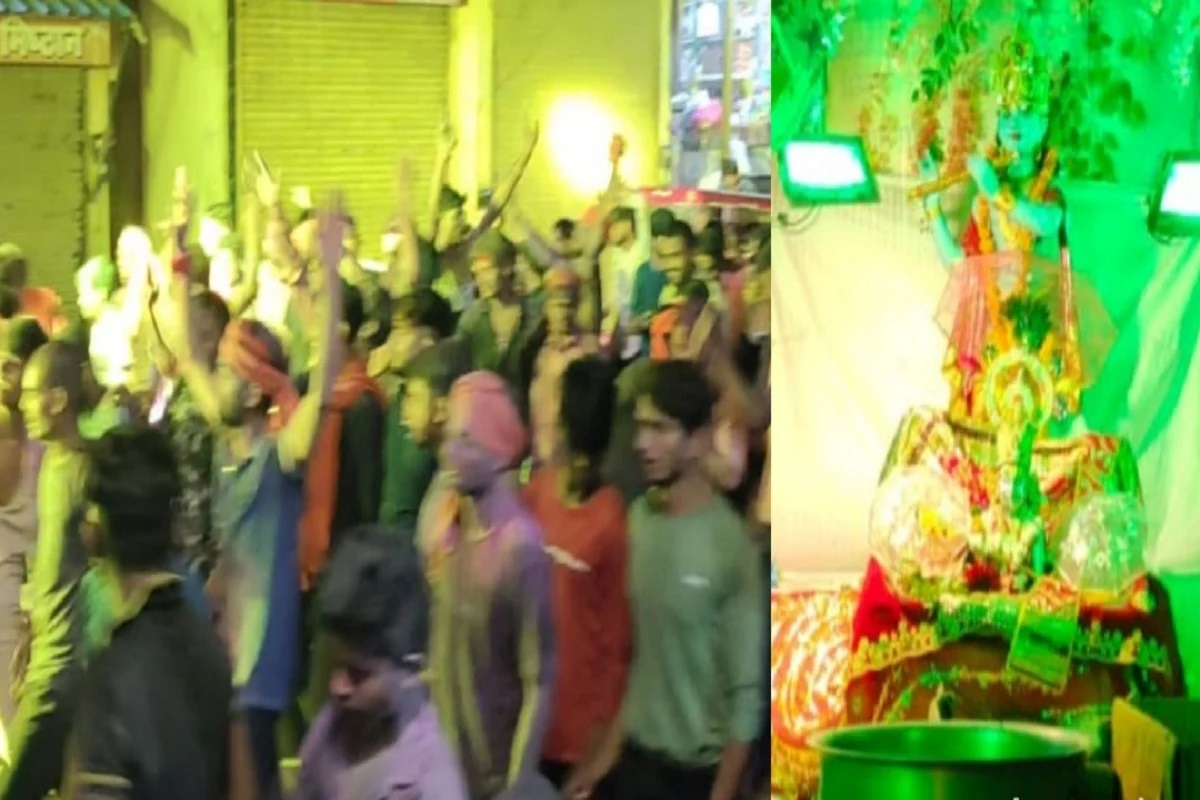 yatra - राम नगरी में कृष्ण जन्मोत्सव ,रथ पर सवार होकर नगर भ्रमण करने निकले कान्हा , शंख नाद व घण्टा घड़ियाली से गूंजने लगी नगरी
