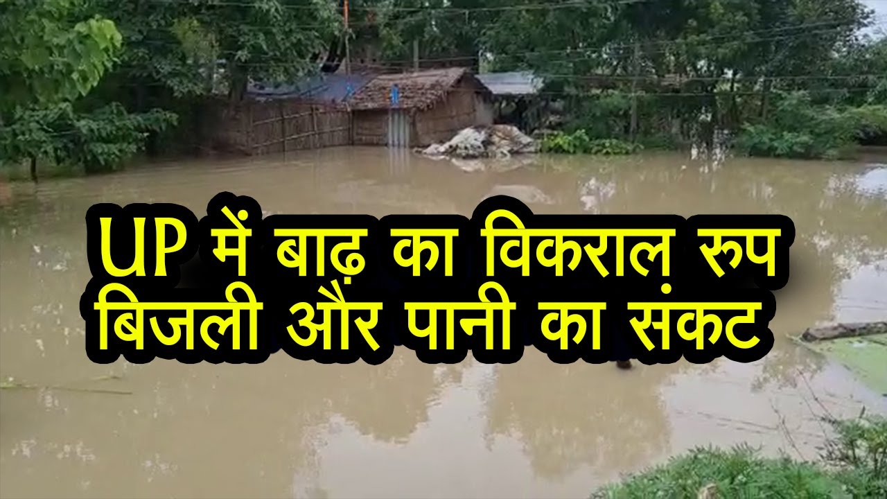 - यूपी में 18 जिले भीषण बाढ़ की चपेट में, बिजली और पानी का संकट, फसलें तबाह