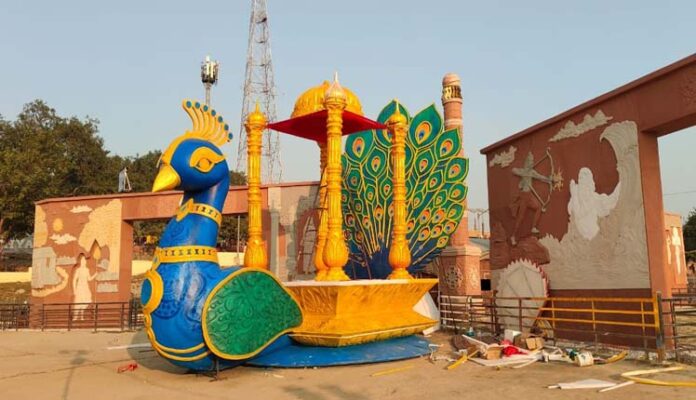 hghg - दीपोत्सव में रामायण काल की झलक, बनेगा भव्य पुष्पक विमान।