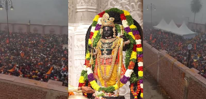 images 2 - श्रीरामलला के दर्शन के लिए उमड़ रहा जनसैलाब।