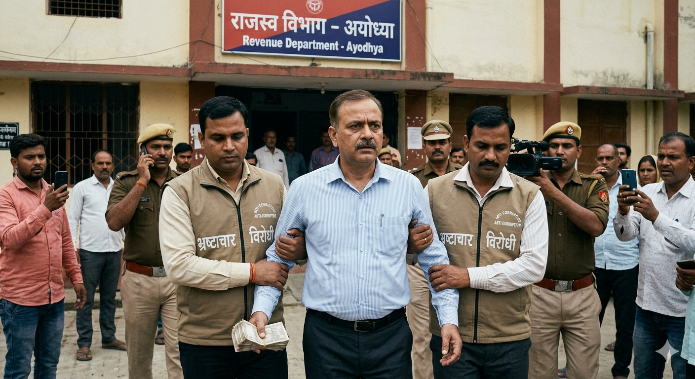 1780543538840 - लेखपाल रिश्वत लेते गिरफ्तार, एंटी करप्शन टीम की कार्रवाई से मचा हड़कंप।