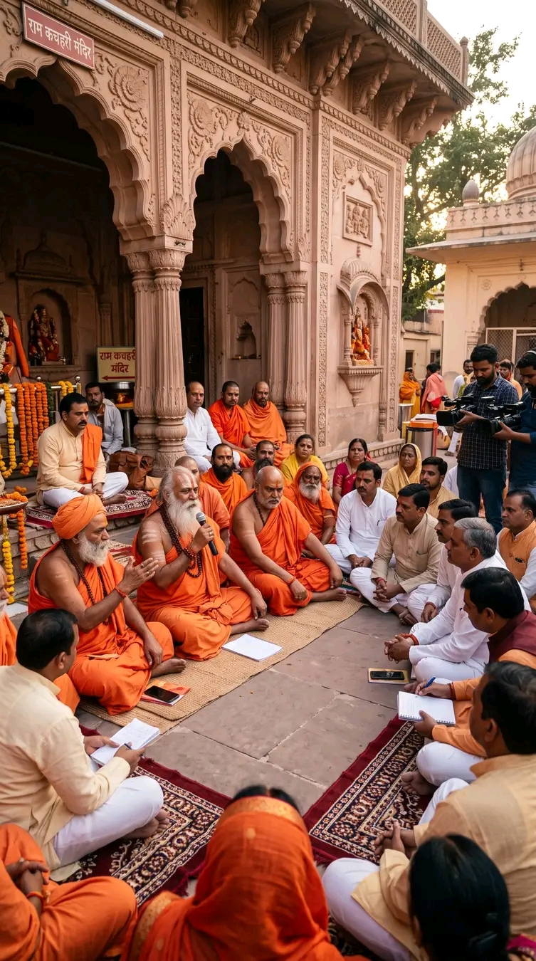 1783307334532 - चंपत राय के समर्थन में उतरे अयोध्या के संत बोले , दोष सिद्ध होने से पहले छवि खराब करना ठीक नहीं।