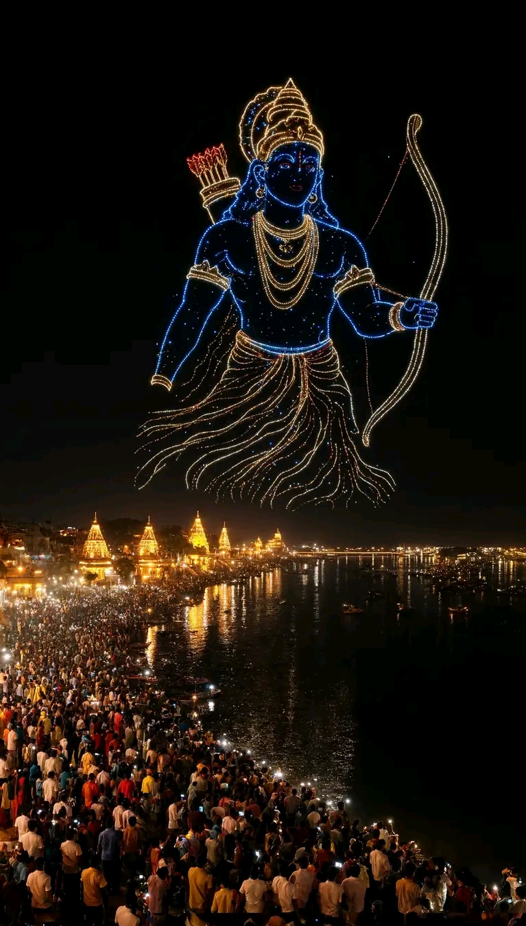 1790264439019 - दीपोत्सव 2026 में जलेंगे करीब 30 लाख दीप, 2100 ड्रोन का मेगा शो बनेगा मुख्य आकर्षण।