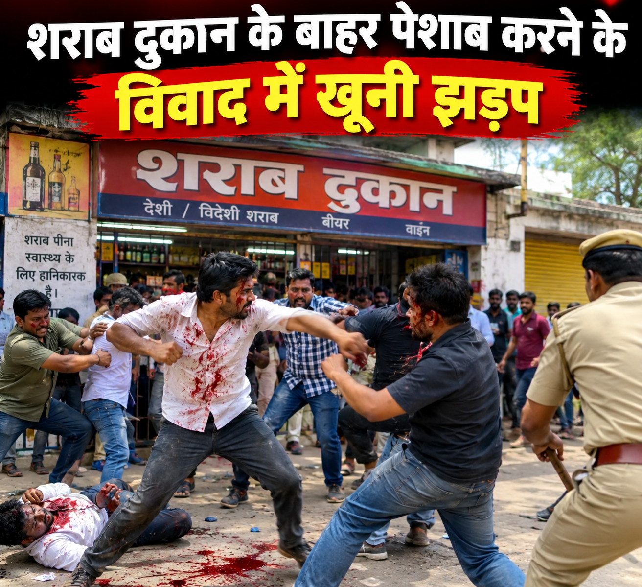 file 0000000053d482119de989dfbb7d3ad5 - शराब दुकान के बाहर पेशाब करने के विवाद में खूनी झड़प।
